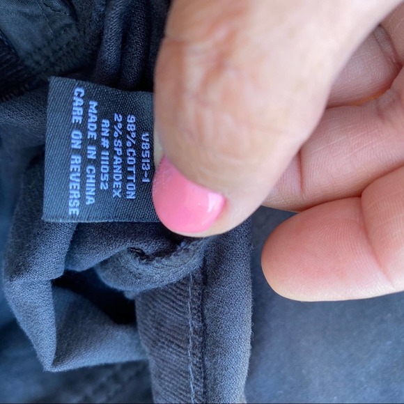 Vanilla Star Black Midi Corduroy Overall Skirt Jumper Size 3* - Picture 7 of 7